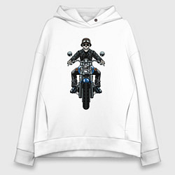 Женское худи оверсайз Skeletor racer