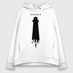 Женское худи оверсайз Биошок маяк