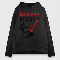 Женское худи оверсайз Hardcore Rugby