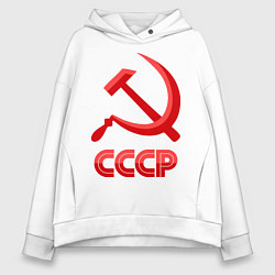 Женское худи оверсайз СССР Логотип
