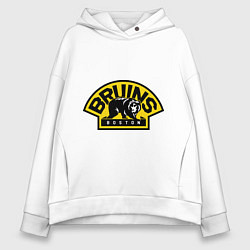 Толстовка оверсайз женская HC Boston Bruins Label, цвет: белый