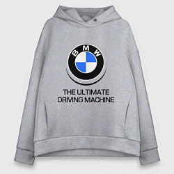 Женское худи оверсайз BMW Driving Machine