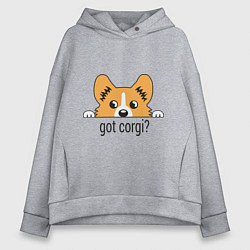 Женское худи оверсайз Got Corgi