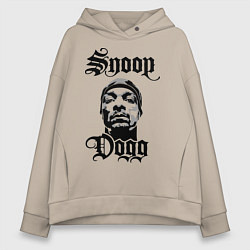 Женское худи оверсайз Snoop Dogg Face