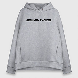 Толстовка оверсайз женская AMG, цвет: меланж