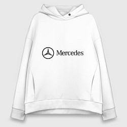 Женское худи оверсайз Mercedes Logo