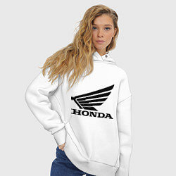 Толстовка оверсайз женская Honda Motor, цвет: белый — фото 2