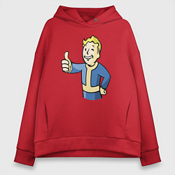 Женское худи оверсайз Fallout vault boy