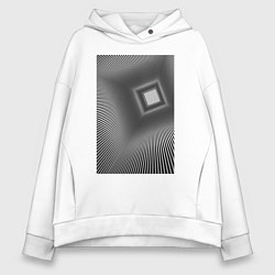 Женское худи оверсайз Шахта в никуда