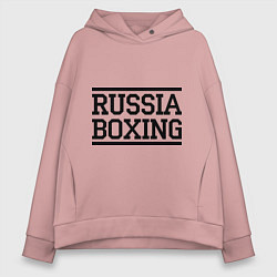 Женское худи оверсайз Russia boxing