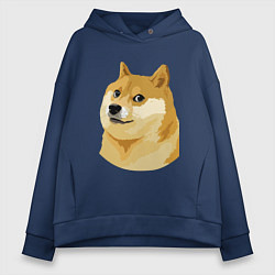Женское худи оверсайз Doge