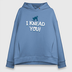 Женское худи оверсайз I knead you