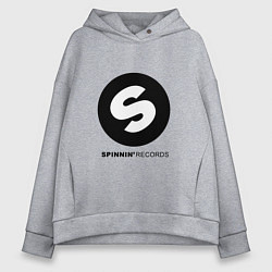 Женское худи оверсайз Spinnin records