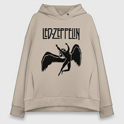 Женское худи оверсайз Led Zeppelin Swan