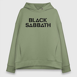 Женское худи оверсайз Black Sabbath