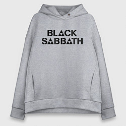 Женское худи оверсайз Black Sabbath