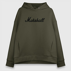 Женское худи оверсайз Marshall logo