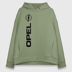 Толстовка оверсайз женская OPEL, цвет: авокадо