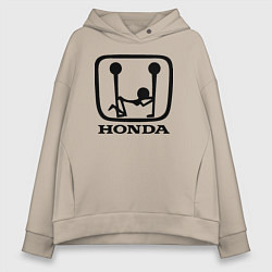 Женское худи оверсайз Honda Logo Sexy