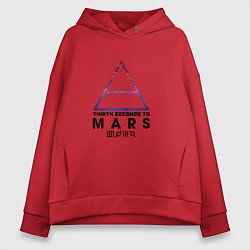 Женское худи оверсайз Thirty seconds to mars cosmos