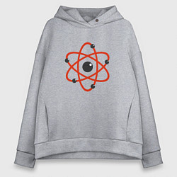 Толстовка оверсайз женская Atomic Heart: Nuclear, цвет: меланж