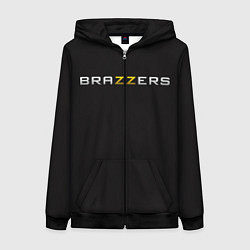 Толстовка на молнии женская Brazzers, цвет: 3D-черный