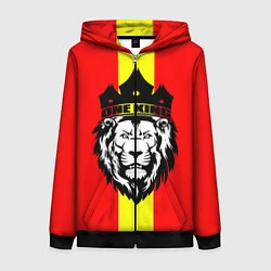 Толстовка на молнии женская One Lion King, цвет: 3D-черный