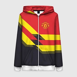 Женская толстовка на молнии Man UTD FC: Black style