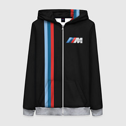 Женская толстовка на молнии BMW BLACK COLLECTION БМВ