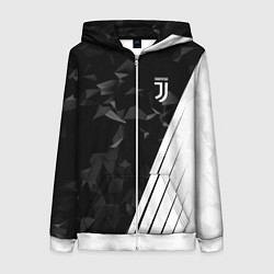 Женская толстовка на молнии FC Juventus: Abstract