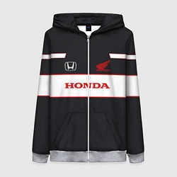 Толстовка на молнии женская Honda Sport, цвет: 3D-меланж