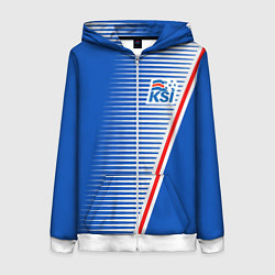 Женская толстовка на молнии KSI ICELAND SPORT