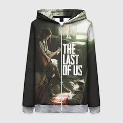 Толстовка на молнии женская The Last of Us: Guitar Music, цвет: 3D-меланж