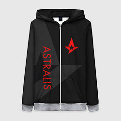 Женская толстовка на молнии Astralis: Dark Style