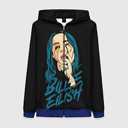 Женская толстовка на молнии Billie Eilish