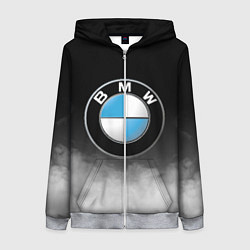 Толстовка на молнии женская BMW, цвет: 3D-меланж