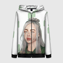 Женская толстовка на молнии Billie Eilish