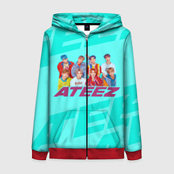 Женская толстовка на молнии Ateez