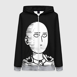 Толстовка на молнии женская ONE-PUNCH MAN, цвет: 3D-меланж