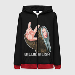 Женская толстовка на молнии BILLIE EILISH