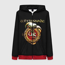 Женская толстовка на молнии Whitesnake