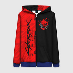 Женская толстовка на молнии CYBERPUNK 2077