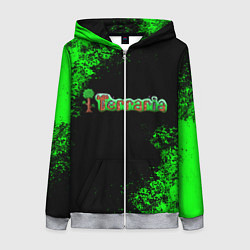 Женская толстовка на молнии Terraria