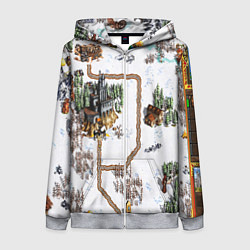 Женская толстовка на молнии Heroes of Might and Magic