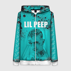 Женская толстовка на молнии Lil Peep