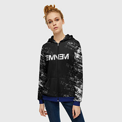 Толстовка на молнии женская EMINEM, цвет: 3D-синий — фото 2