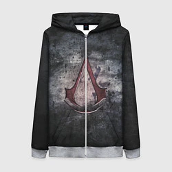 Толстовка на молнии женская Assassin’s Creed, цвет: 3D-меланж