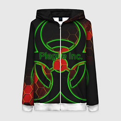 Женская толстовка на молнии Plague Inc