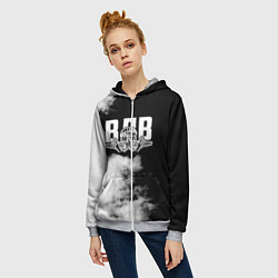 Толстовка на молнии женская ВДВ, цвет: 3D-меланж — фото 2
