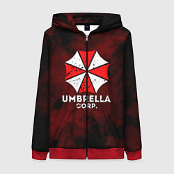 Женская толстовка на молнии UMBRELLA CORP